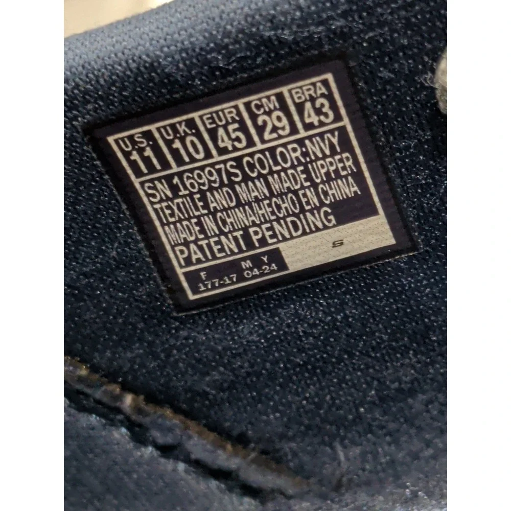 Skechers Equalizer Swift fit Memory Foam Handsfree Navy Men's Sz  11